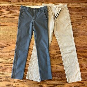 LAST CHANCE Lot of 2 Gap Kids Khakis Size 12 Slim